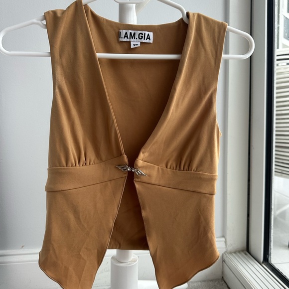 I.AM.GIA Tops - I.AM.GIA Women's Camel Set Top XS Bottom S